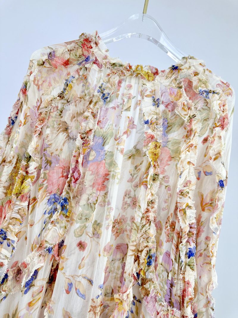 Ivory Daisy Floral Dress - Image 11