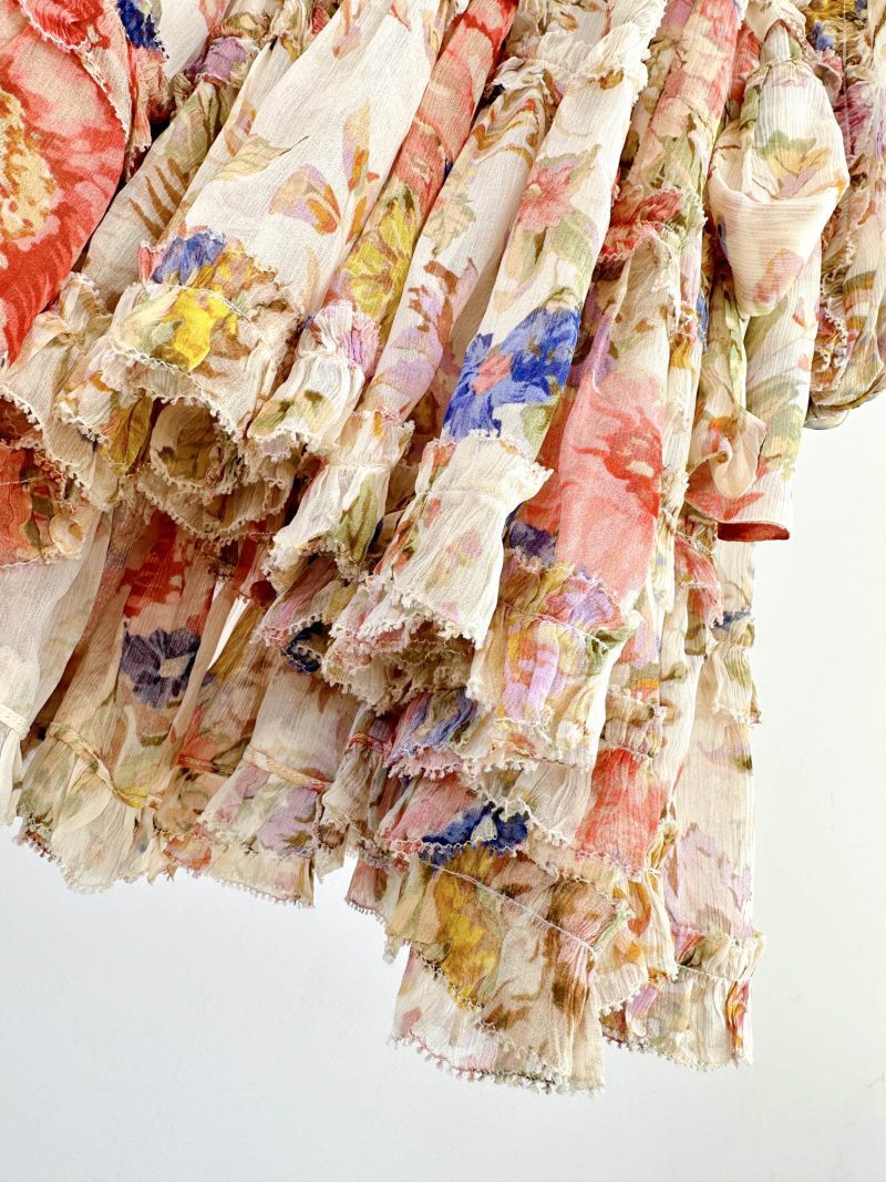 Ivory Daisy Floral Dress - Image 13