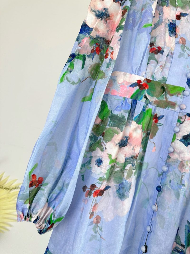 Everley Plunge Midi Dress - Image 9
