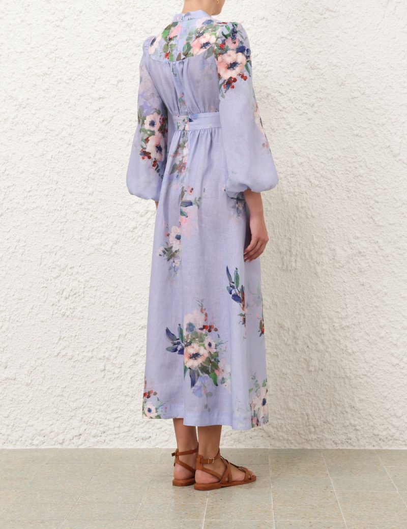 Everley Plunge Midi Dress - Image 4