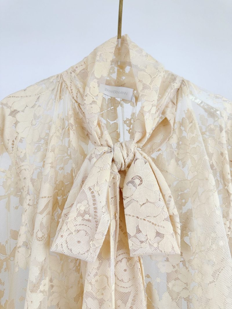 Chestnut Lace Mini Dress - Image 6