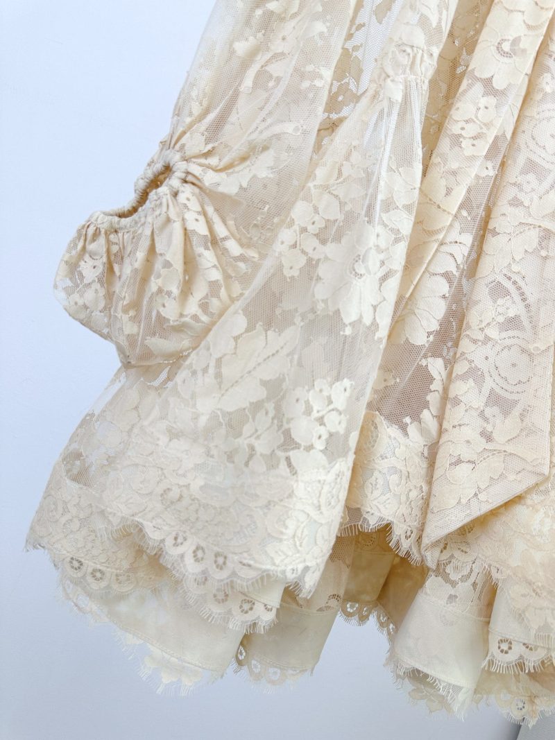 Chestnut Lace Mini Dress - Image 9