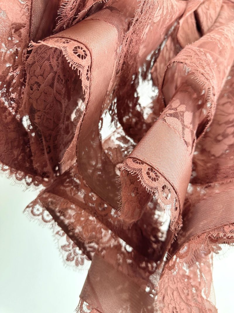 Chestnut Lace Mini Dress - Image 21