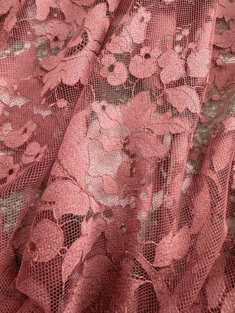 Chestnut Lace Mini Dress - Image 23