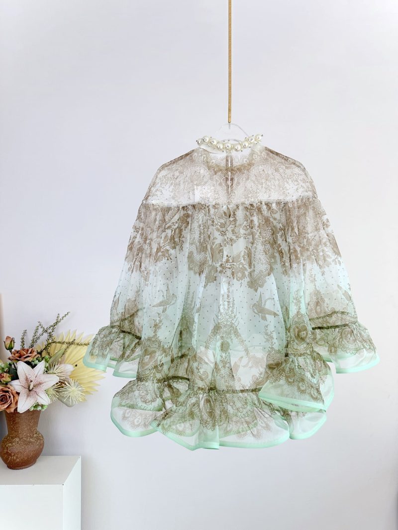 Mint Lace Print Set - Image 6
