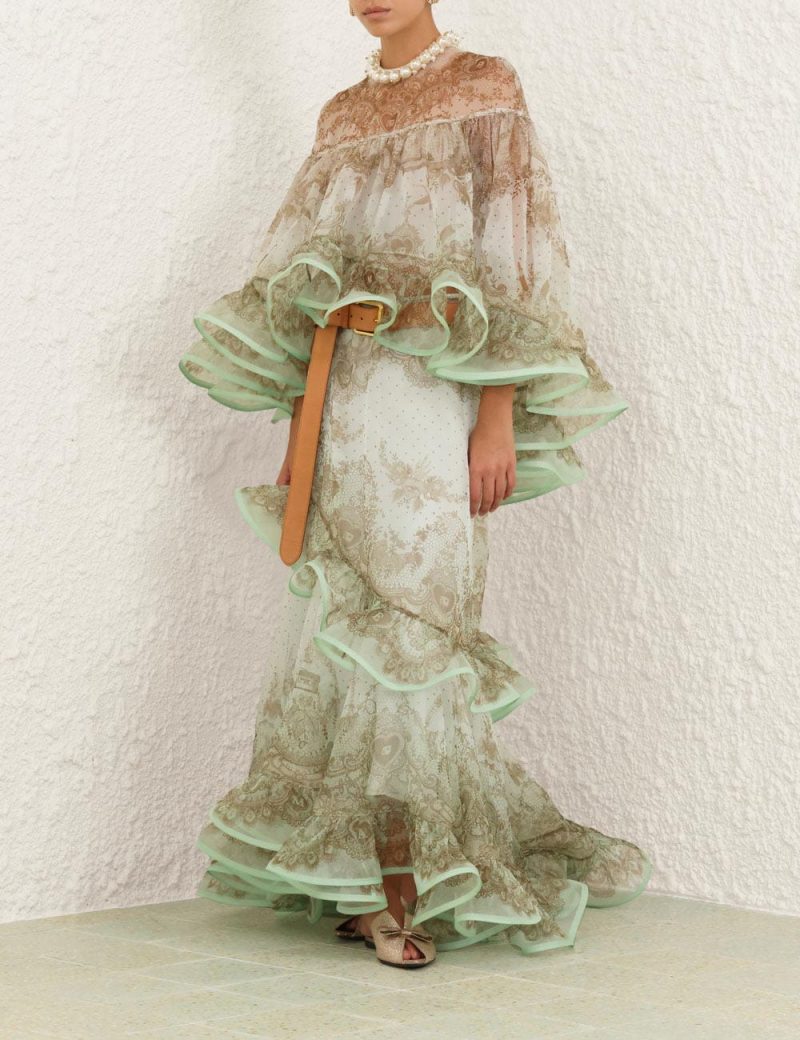 Mint Lace Print Set - Image 3