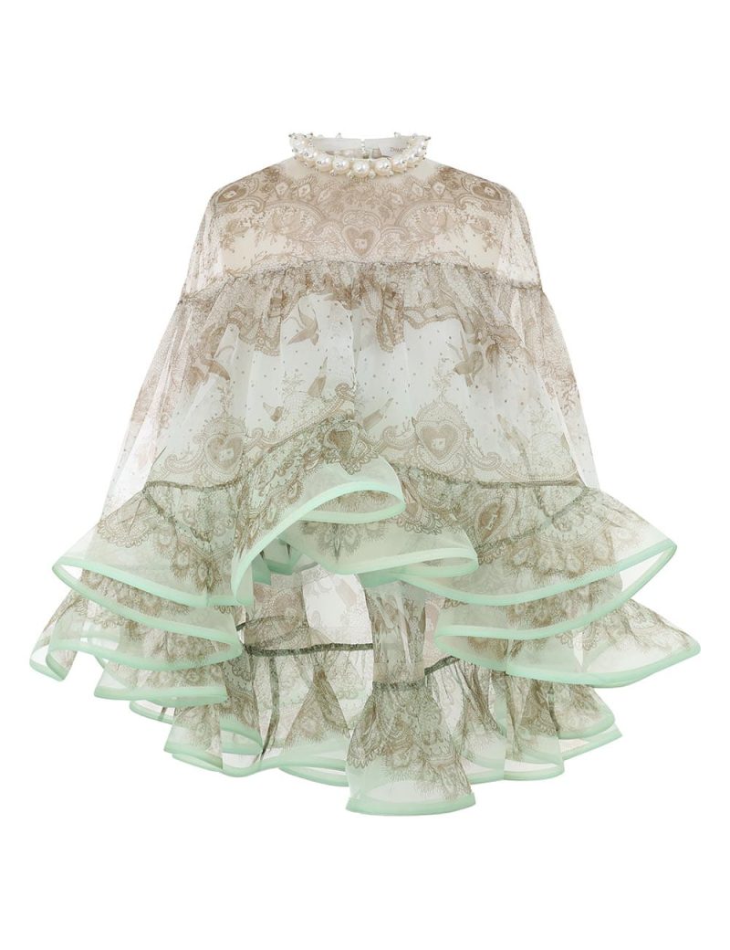 Mint Lace Print Set - Image 4