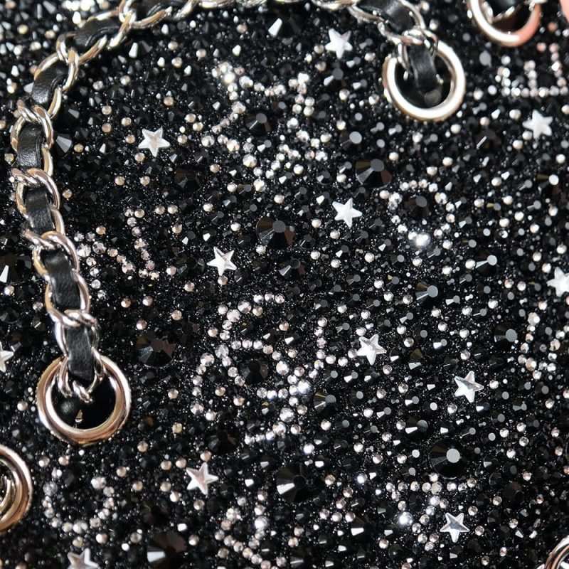 Grey Crystal Shoulder Bag - Image 7