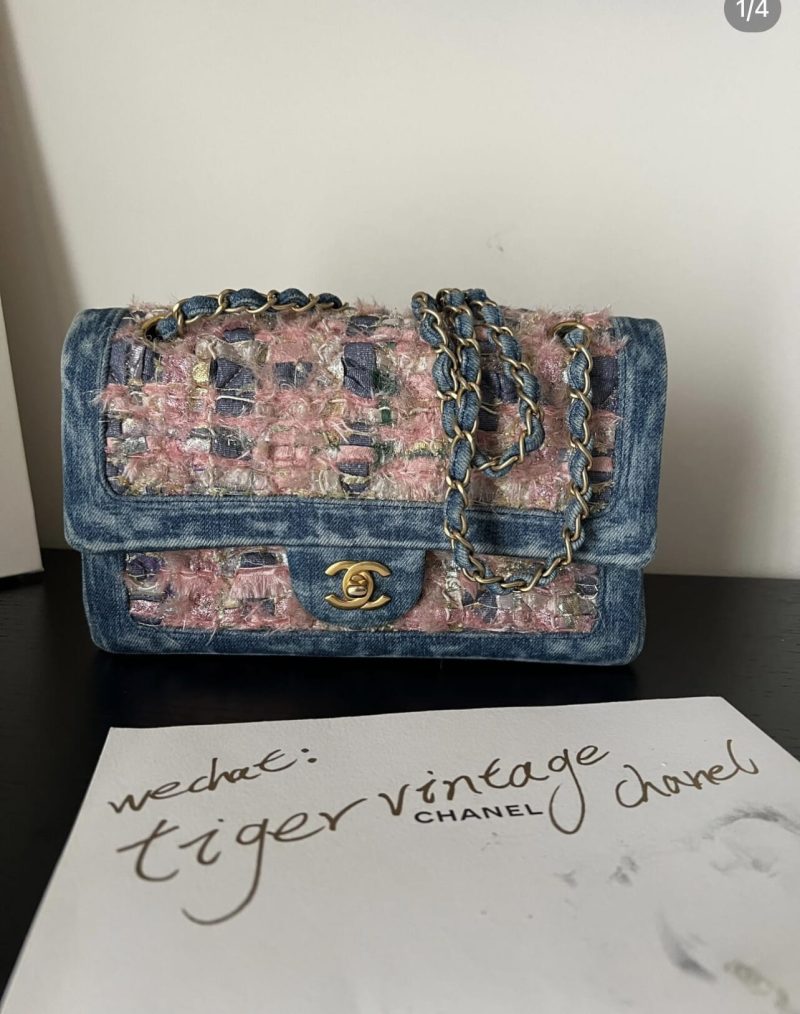 Denim Medium Classic Double Flap - Image 4