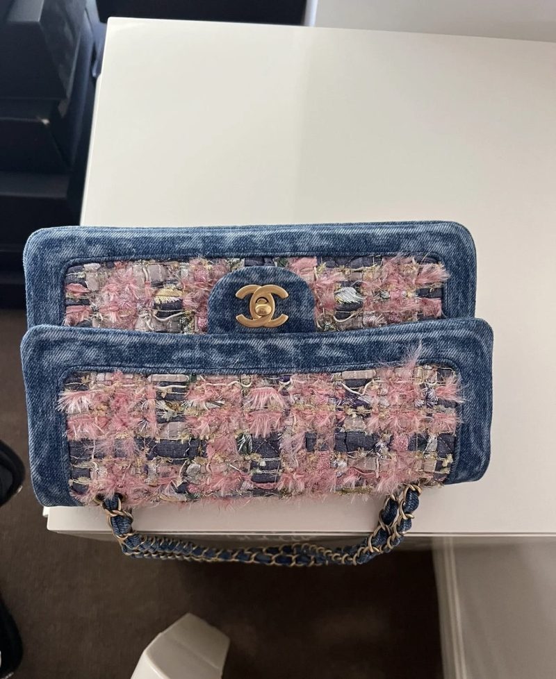 Denim Medium Classic Double Flap - Image 8