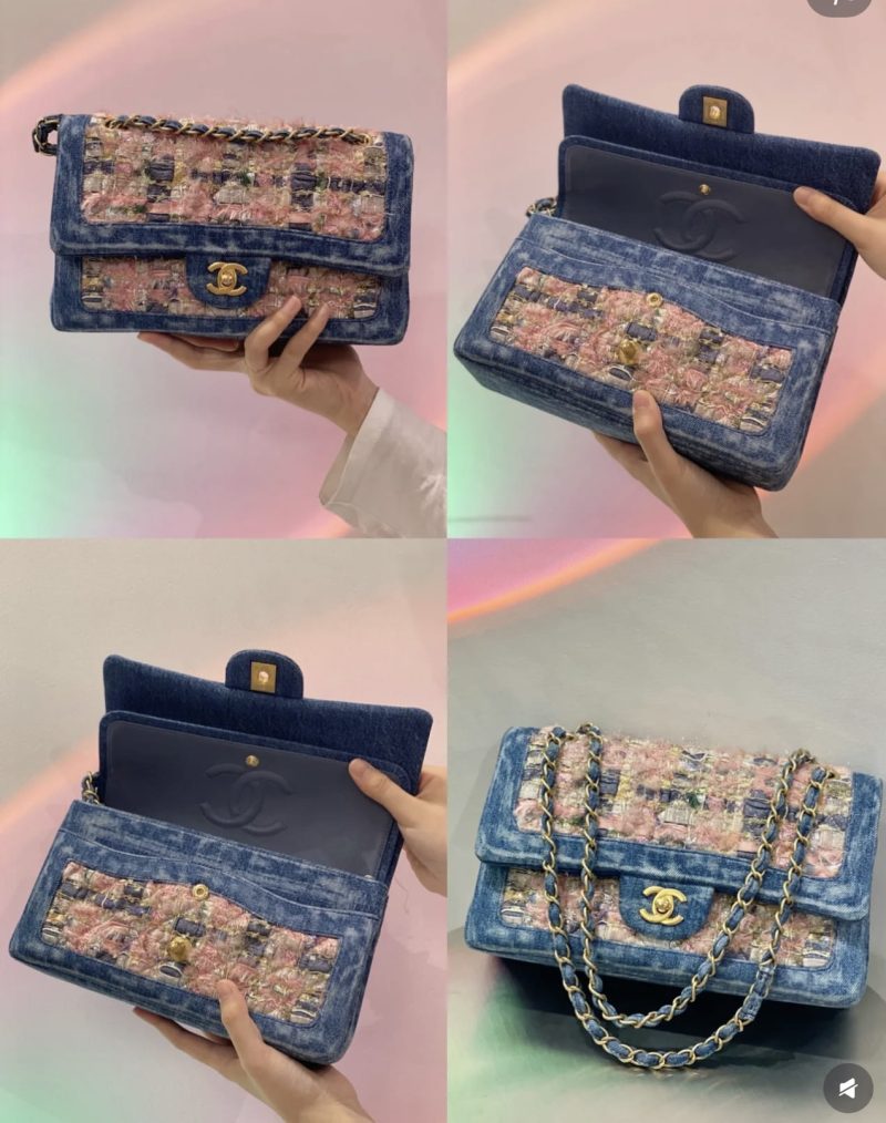 Denim Medium Classic Double Flap - Image 10