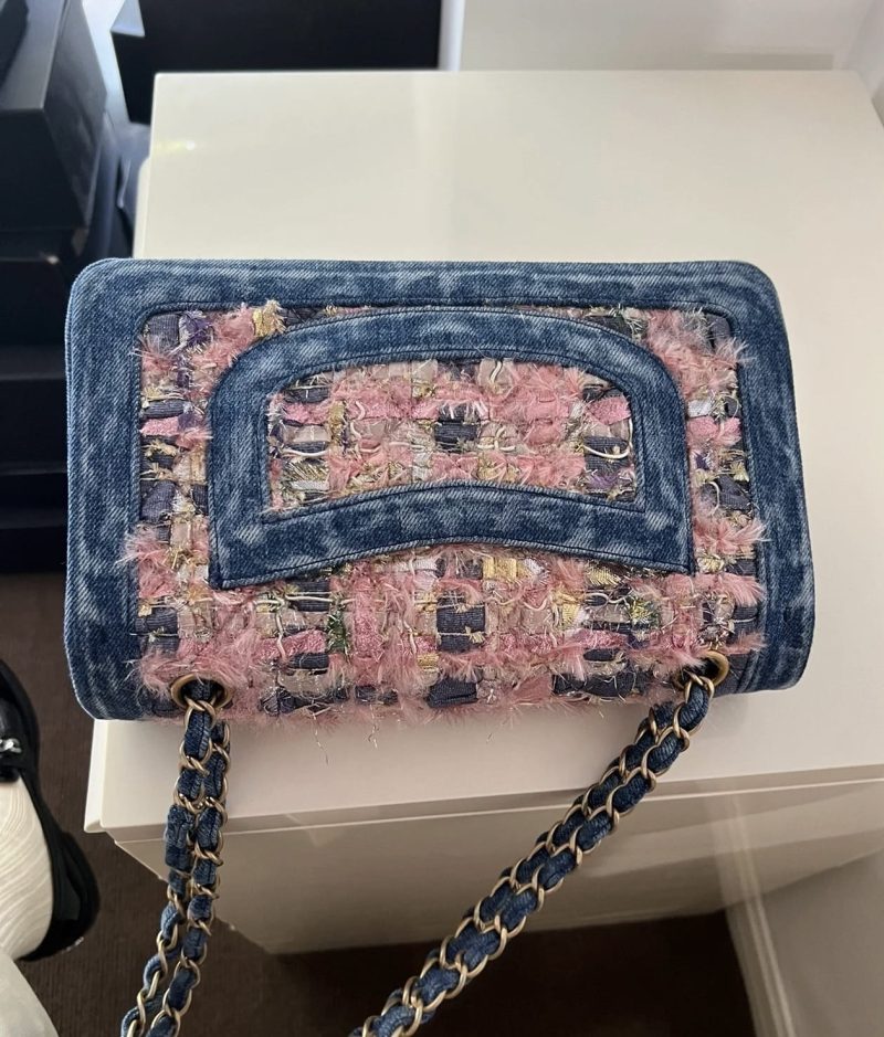 Denim Medium Classic Double Flap - Image 5
