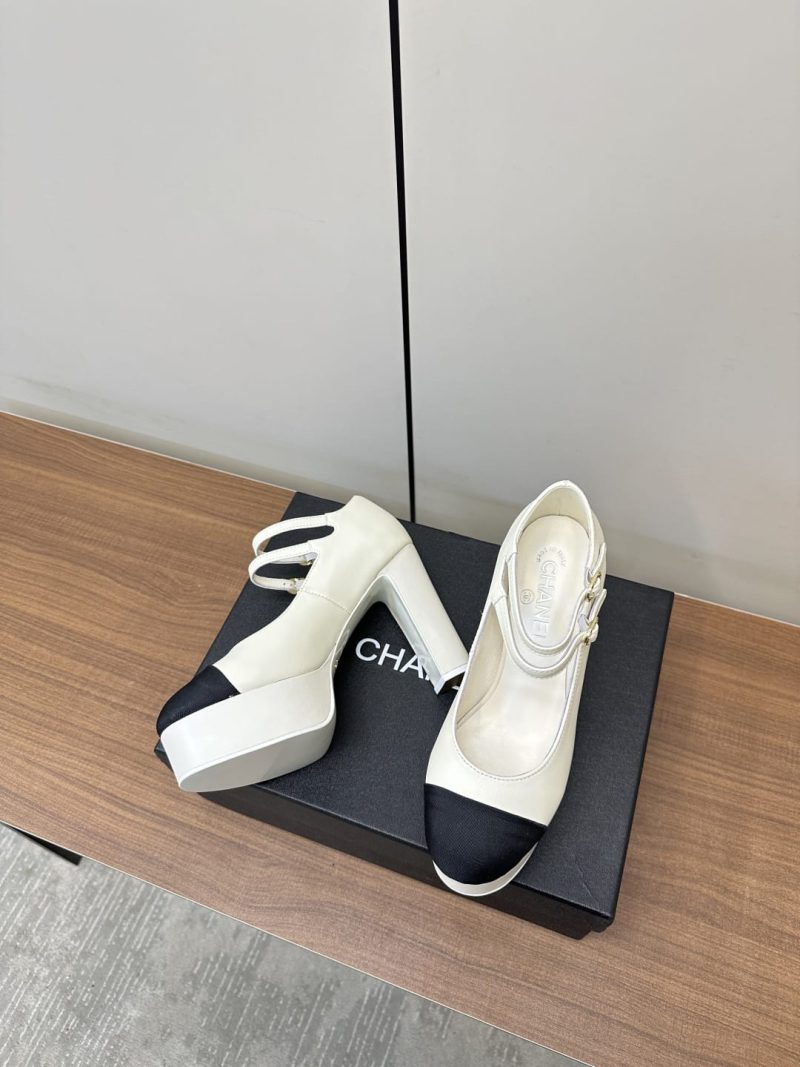 Mary Janes White Platform Shoe - Image 9